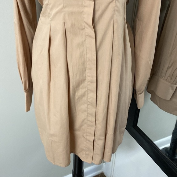 VERO MODA VMBENNO L/S DETAIL MINI PINTUCK SHIRT DRESS IN BRUSH STYLE#10259618 - Picture 7 of 16